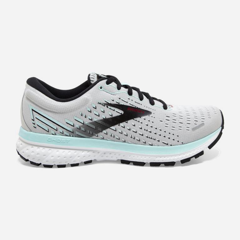 Tenis Brooks Ghost 13 - Zapatillas Para Correr En Asfalto Mujer - Gris / Negras (MVLD-39081)